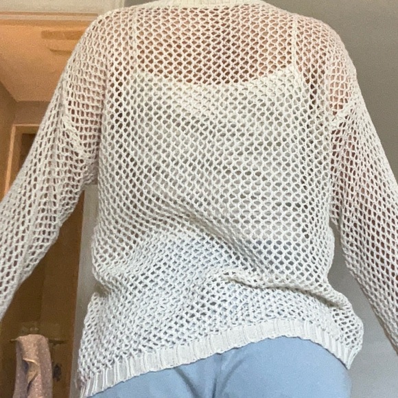 Star pattern crochet hollow sweater - Picture 6 of 8